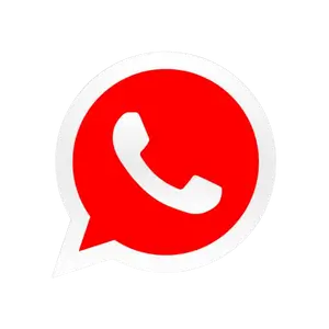 Red Whatsapp Logo